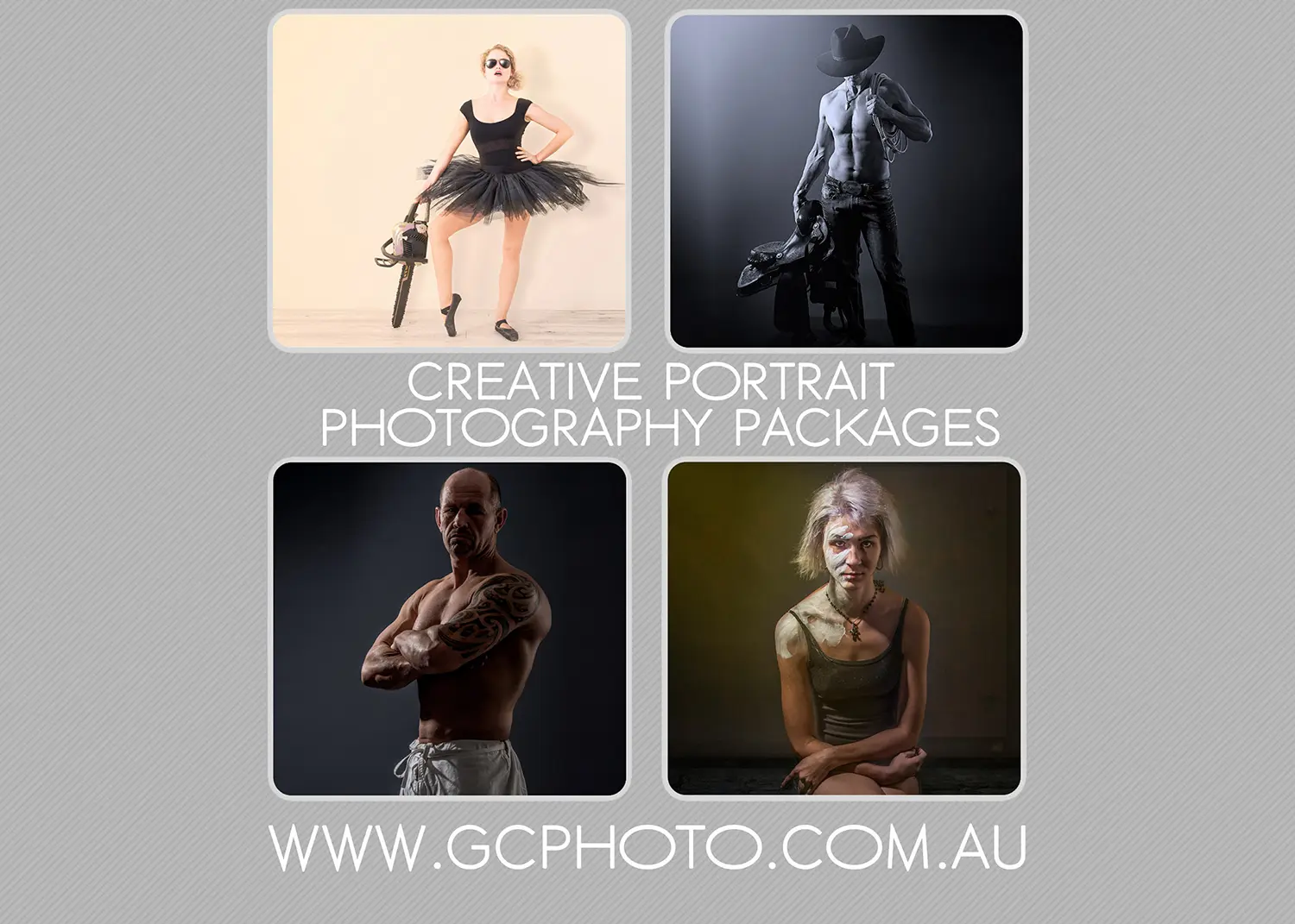 Creative portrait photography packages from GCPhoto Gold Coast Photography